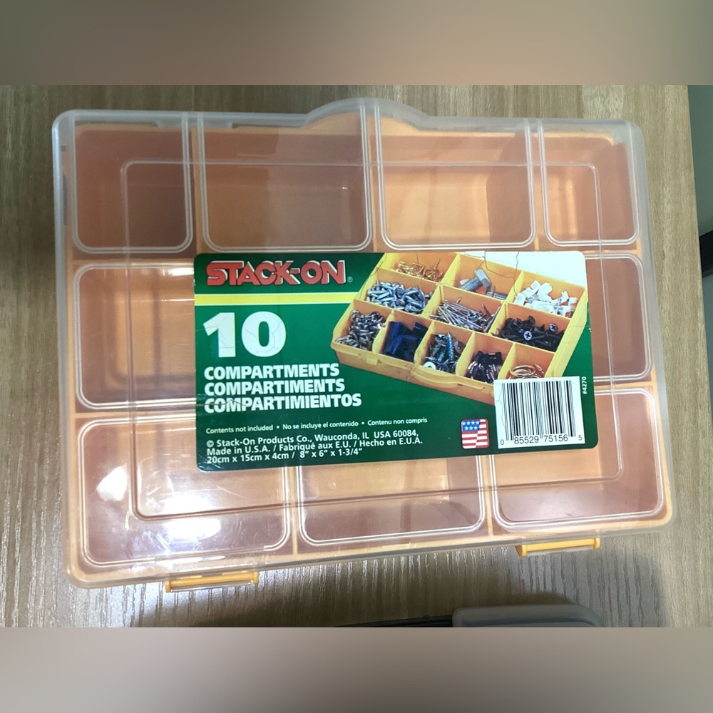 3 plastic organizer boxes. Jewelry, office, craft… - Picture 4 of 7